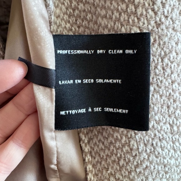 Jessica Simpson Belted Wrap Peacoat Textured Knit Size Medium - Picture 4 of 5